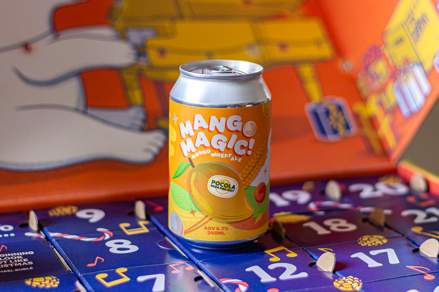 A can of Mango Wheat Ale