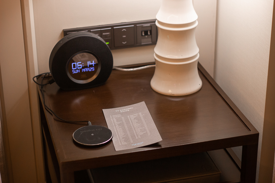 Wireless Charging Pad in Room