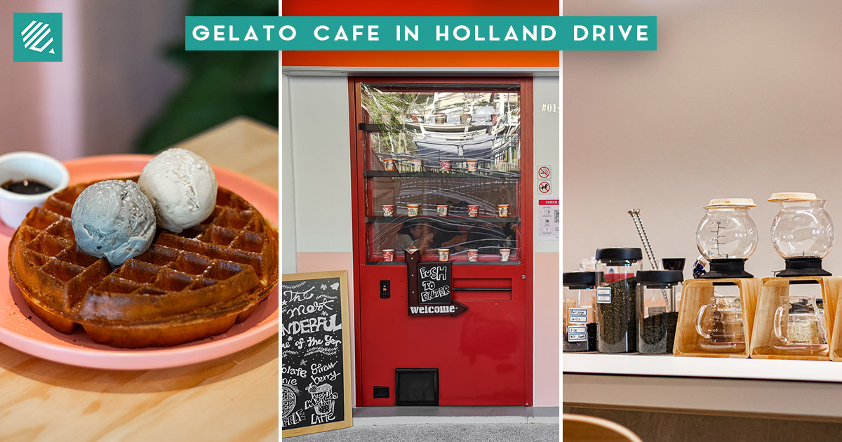 2nd Serving Artisan Gelato And Tea Cafe With Vending Machine Door At Holland Drive