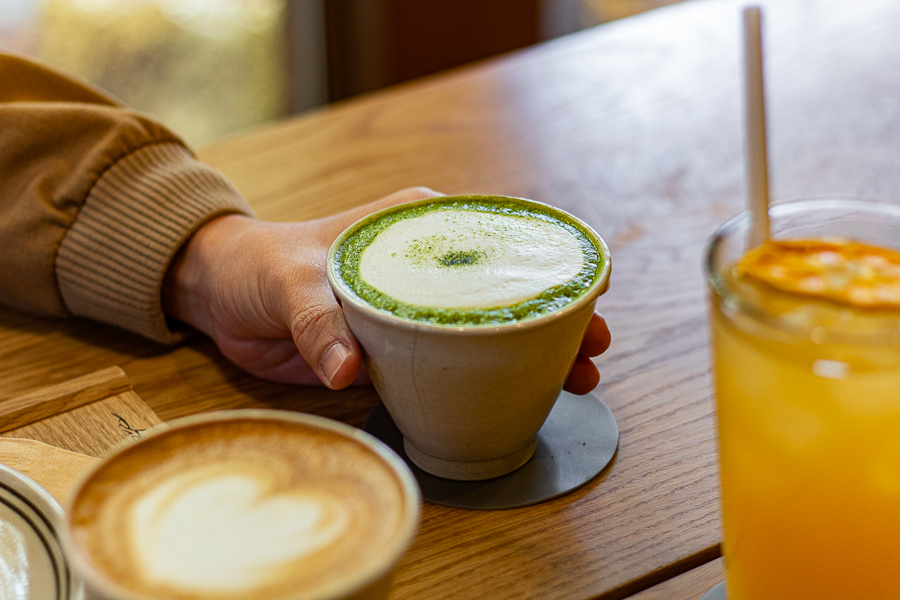 Green Tea Latte from Almost Home Cafe
