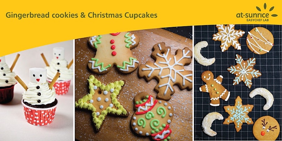 Christmas Cupcakes, Christmas Gingerbread Man and Cookies