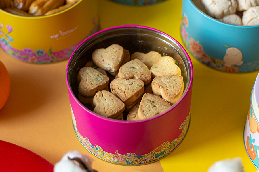 A tin of Celebrate The Year Of The Tiger With Chinese New Year Treats From Mr Bean