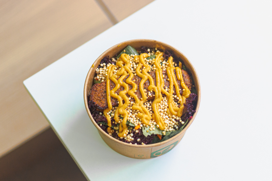 Vegan Kebab Laksa Flavoured Salad Bowl