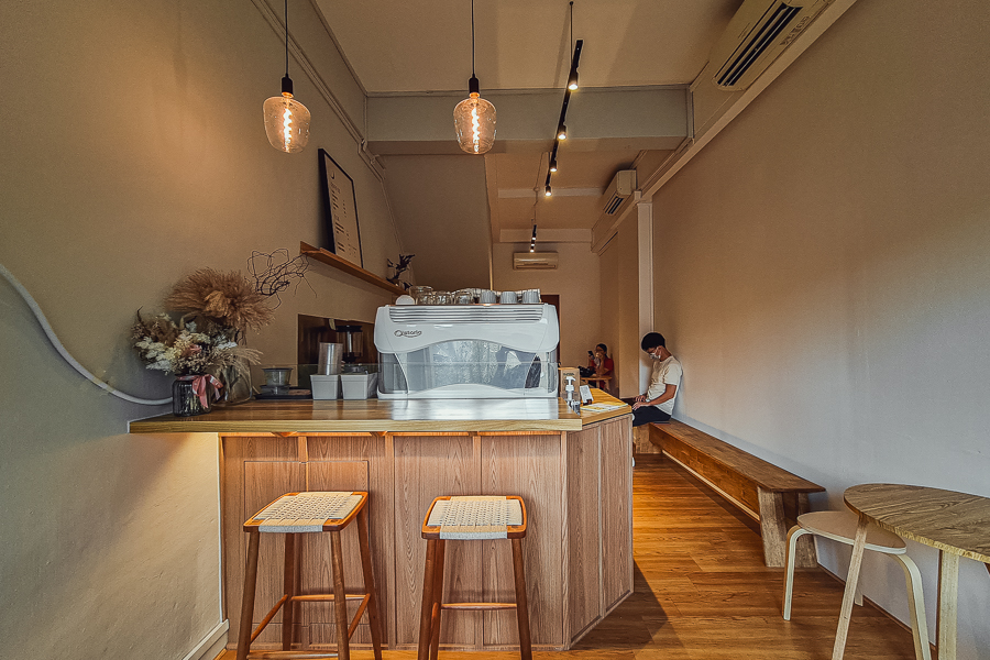 Interior of Monday Coffee Bar at Ang Mo Kio Singapore