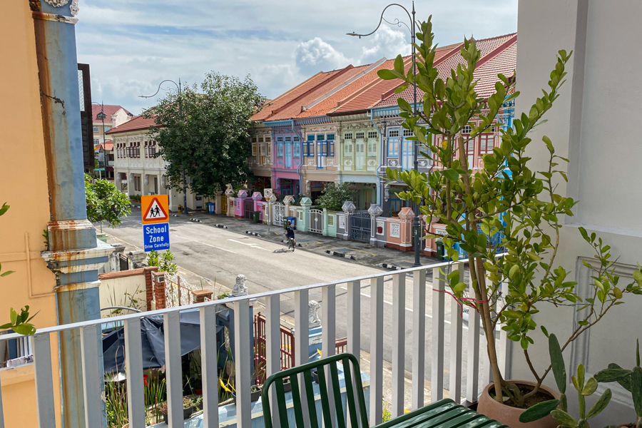 View of Peranakan Shophouses