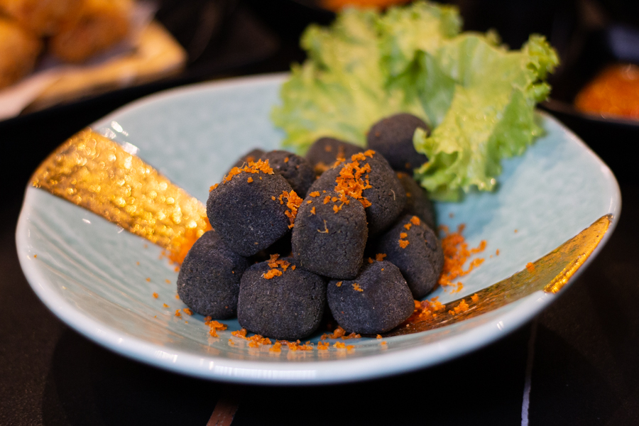 Crispy Gold Dusted Black Tofu from Yanxi Dim Sum & Hotpot
