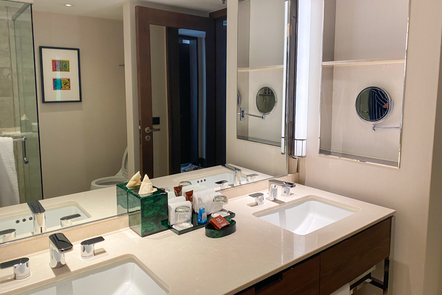 Bathroom Sinks at Conrad Centennial Singapore