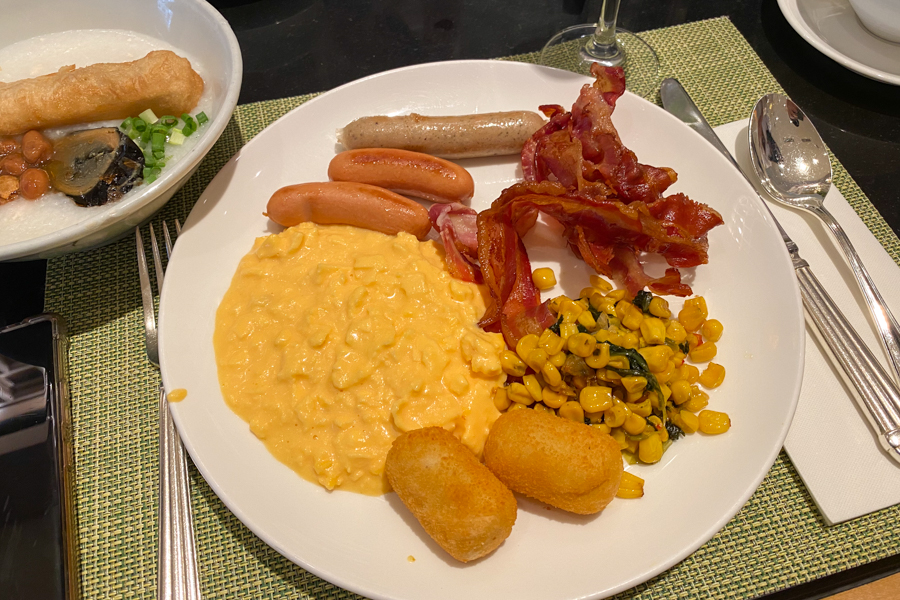 Breakfast Plate at Oscar's Conrad