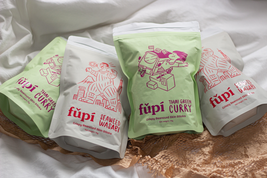 Fupi Beancurd Snacks New Flavours in New Packaging