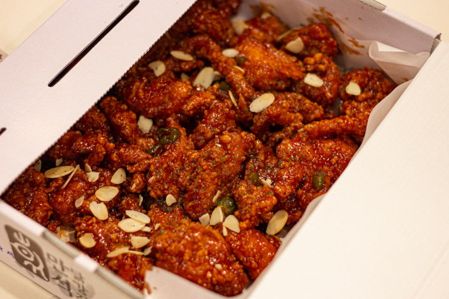 A Box of Manseok Chicken from Sokcho