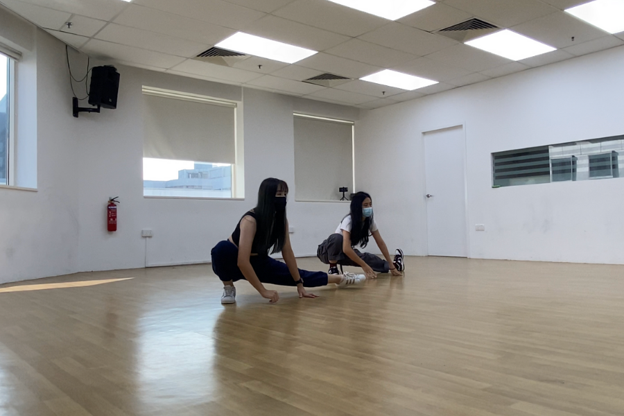 Two girls dancing to ITZY's LOCO