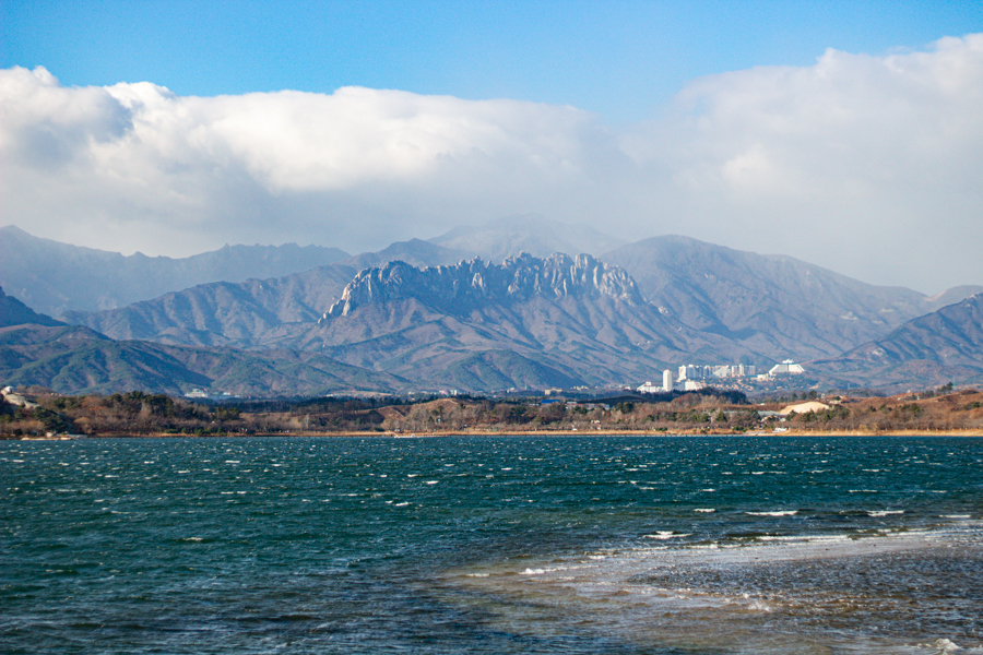 View of Seoraksan from Yeongnangho Lake