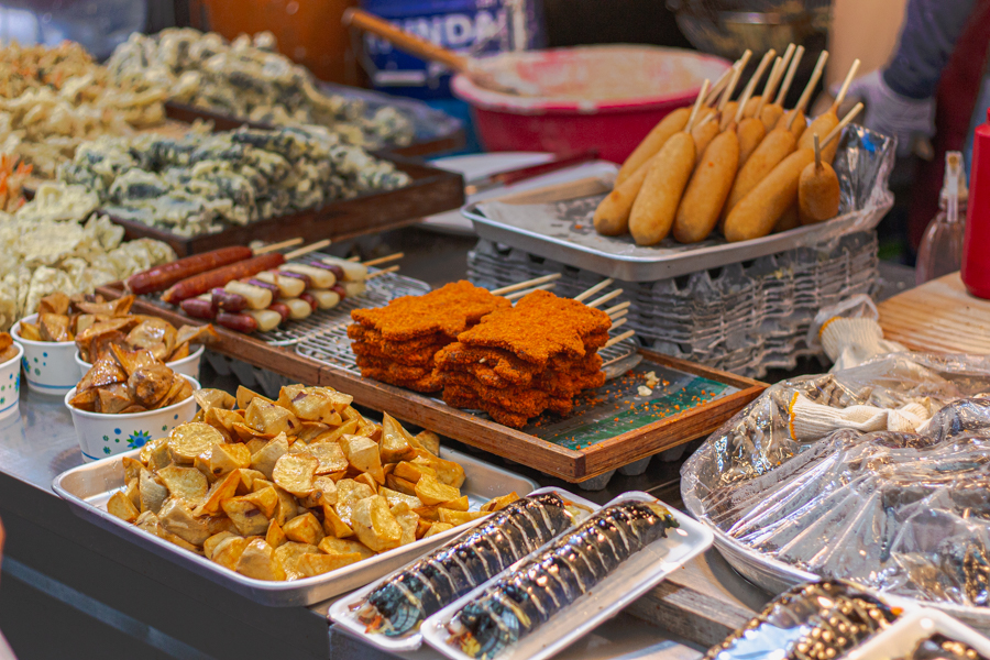 Dongbu Market Mokpo Food