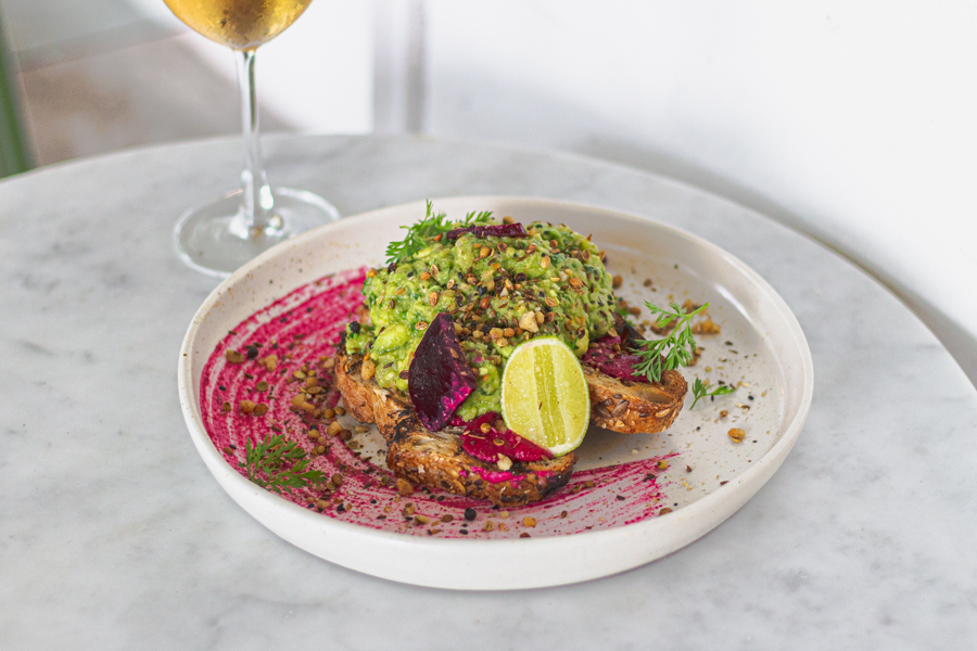 Avocado Toast Terra Madre with Beetroot