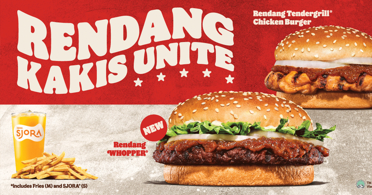 Burger King Brings Back Rendang Burgers Alongside Items Like Pulut ...