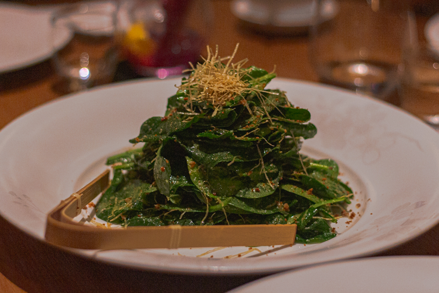 Baby Spinach Salad Dry Miso