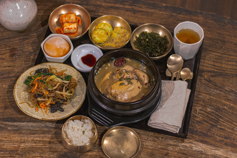 Dinner Samgyetang at Rakkojae Seoul