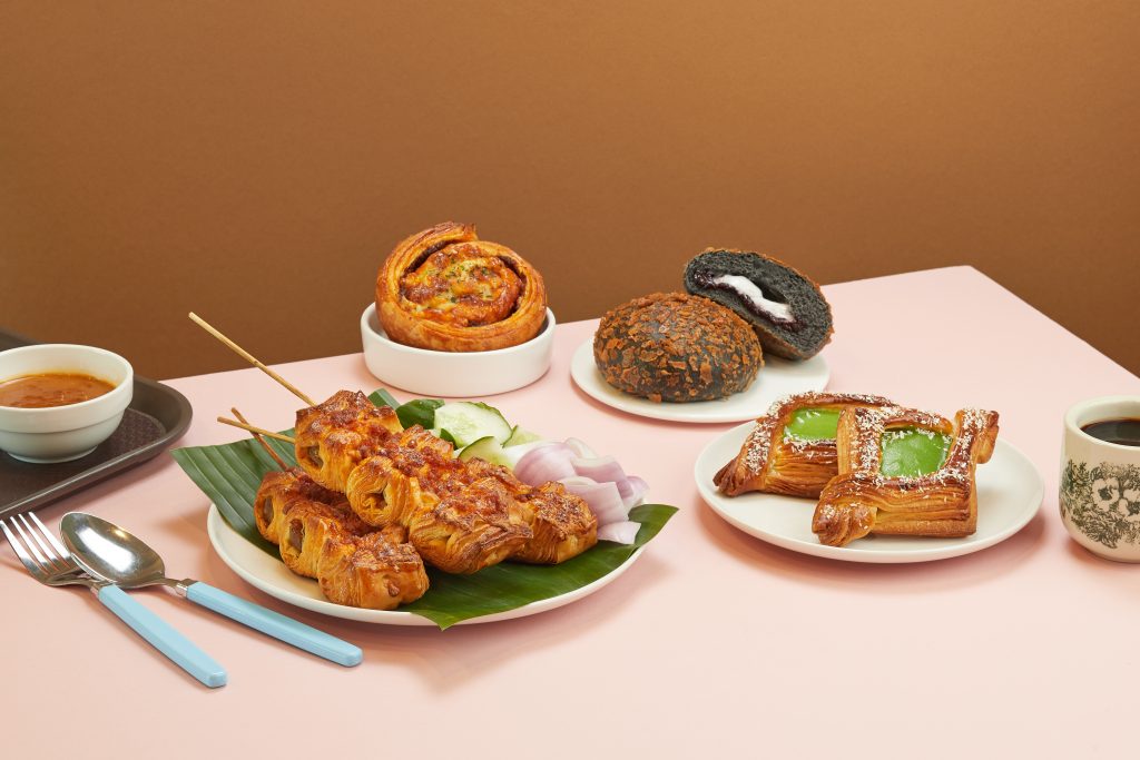 Four National Day themed bread and pastry from BreadTalk Flavour of Home collection