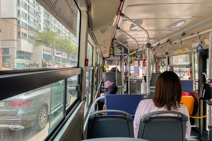 Taking A Bus in Korea