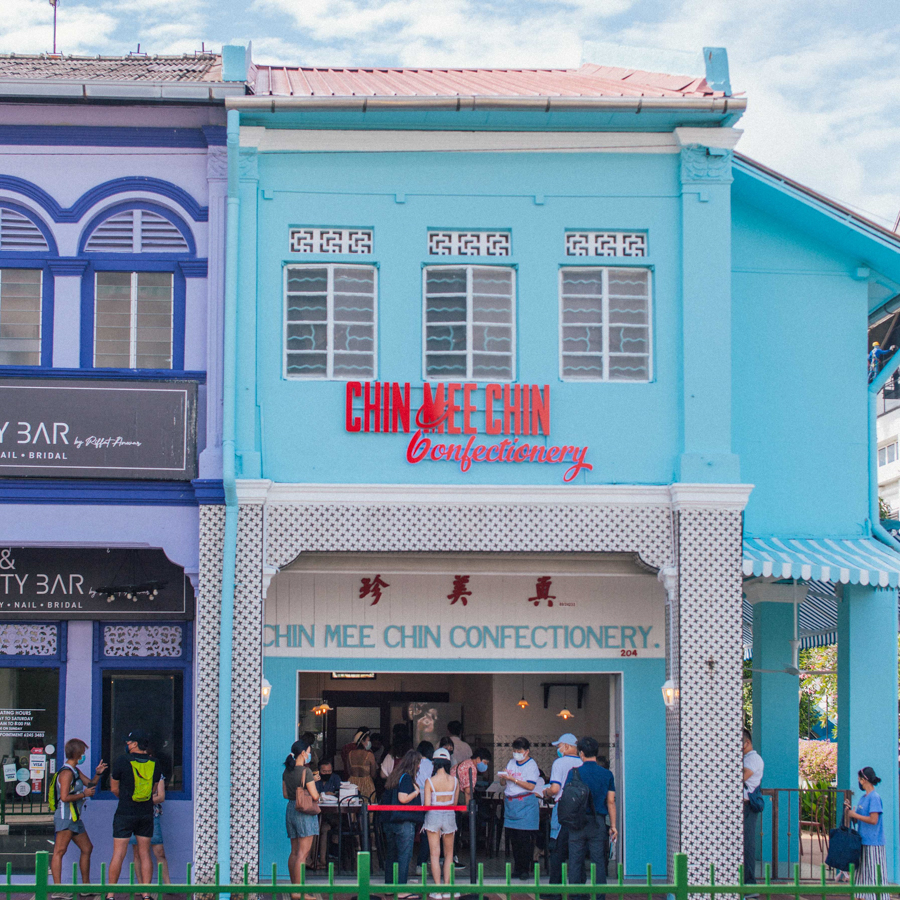 An exterior shot of Chin Mee Chin Confectionery at East Coast