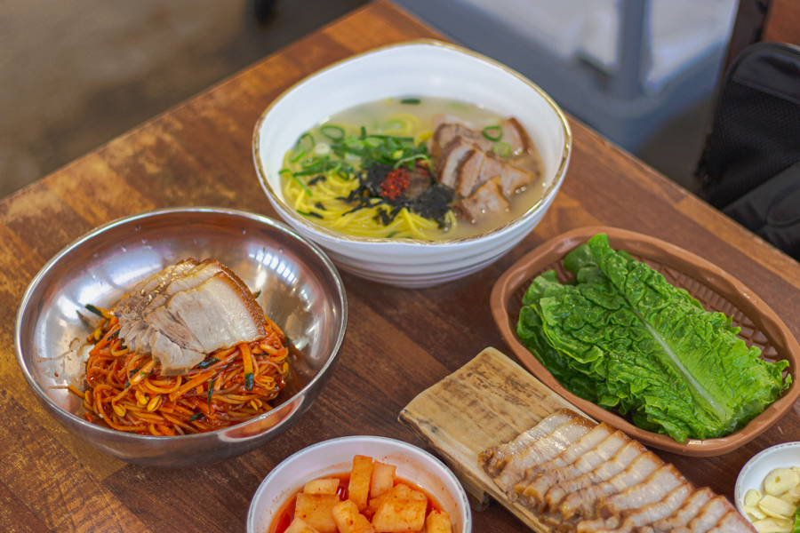 Food at Gasiabang Noodles Jeju