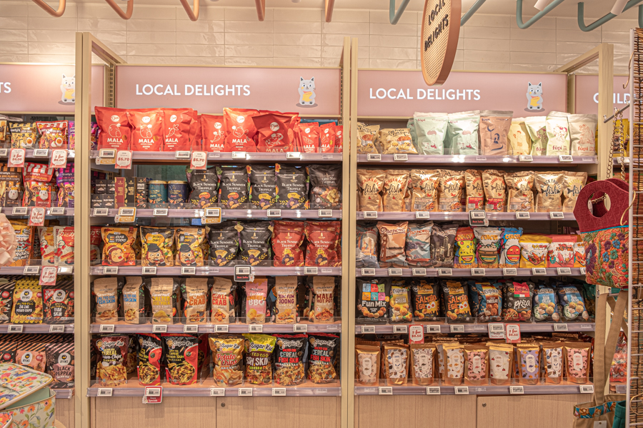 The Singaporean snack offerings in Food Folks at Lau Pa Sat hawker center