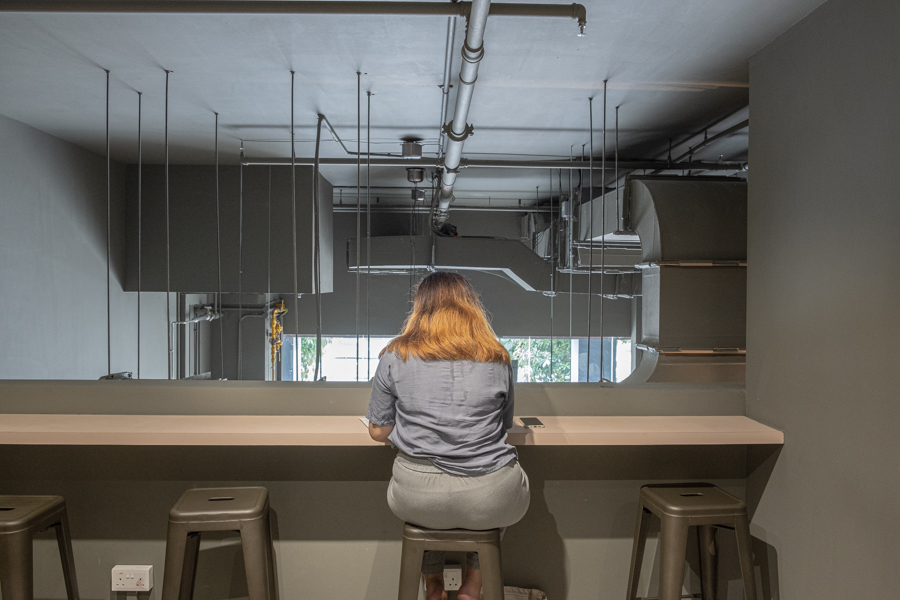 The second floor bar at State of Affairs cafe in Upper Thomson