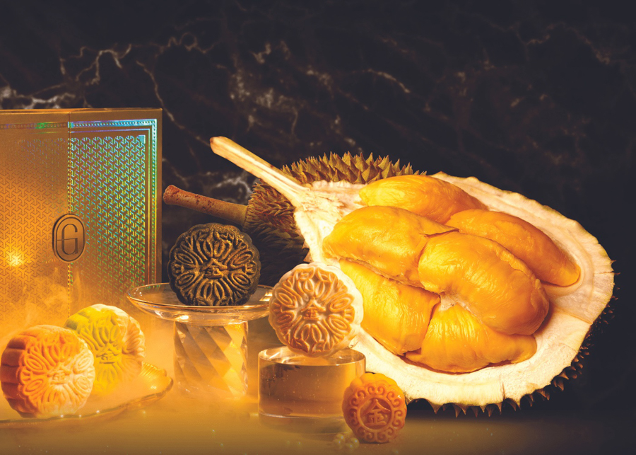 Mao Shan Wang Durian Snowskin mooncakes by Golden Moments