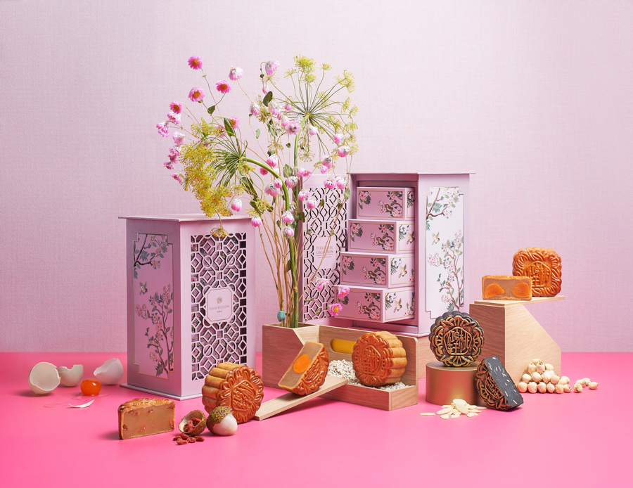 Traditional baked mooncakes by Park Royal Hotel, Peach Blossom restaurant