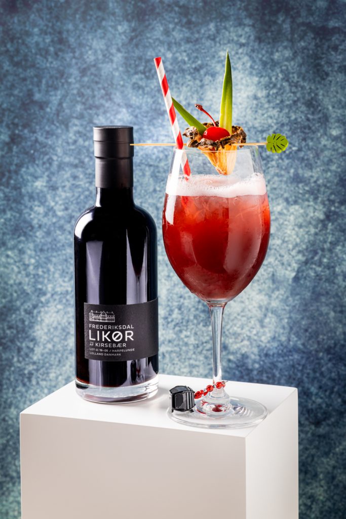 The Mount Faber Singapore Sling, a new cocktail by Dusk Restaurant & Bar in collaboration with Danish Winery Frederiksdal 