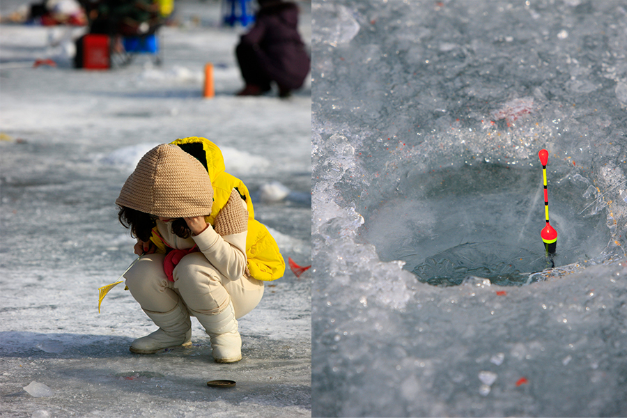 Ice Fishing in Korea