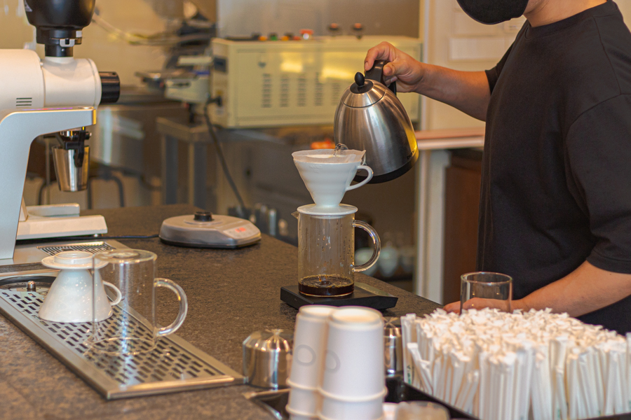 Making Drip Coffee in Busan