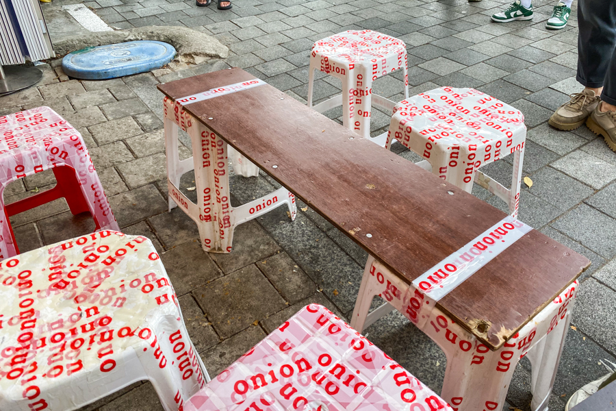 Seating Area at Cafe Onion Gwangjang