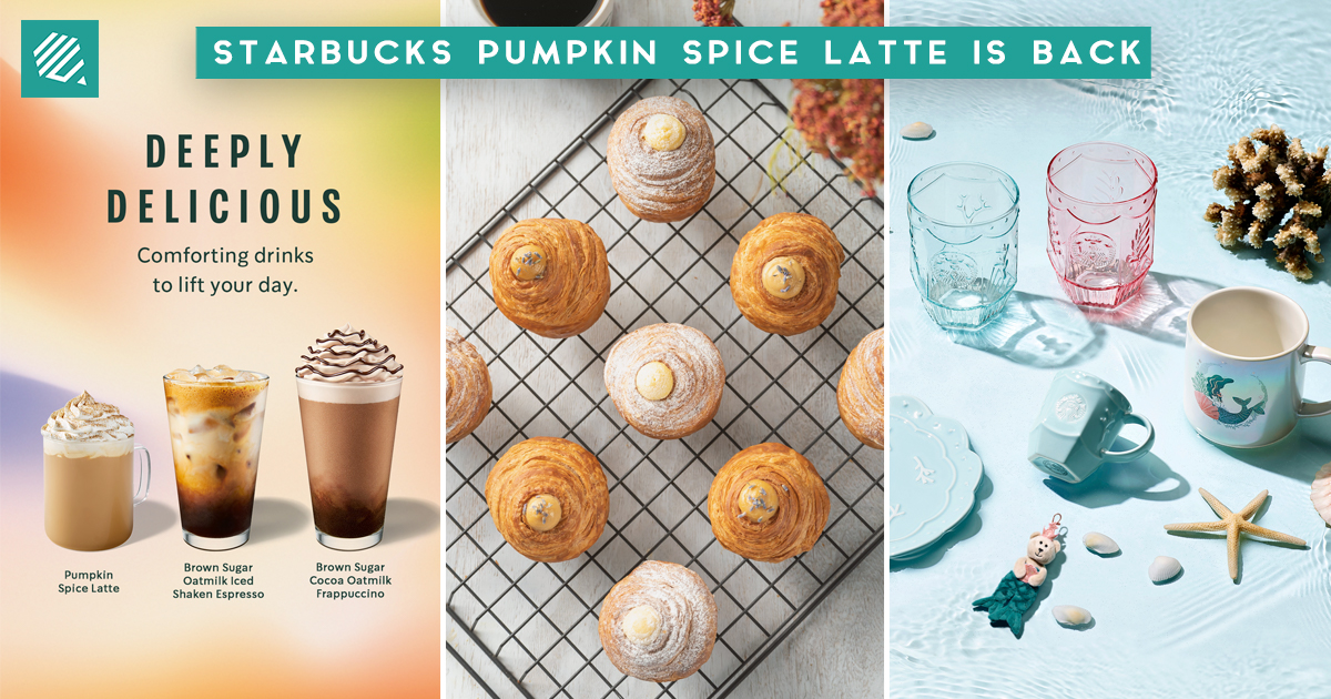 The Starbucks Pumpkin Spice Latte Is Back With New Drinks, Food And