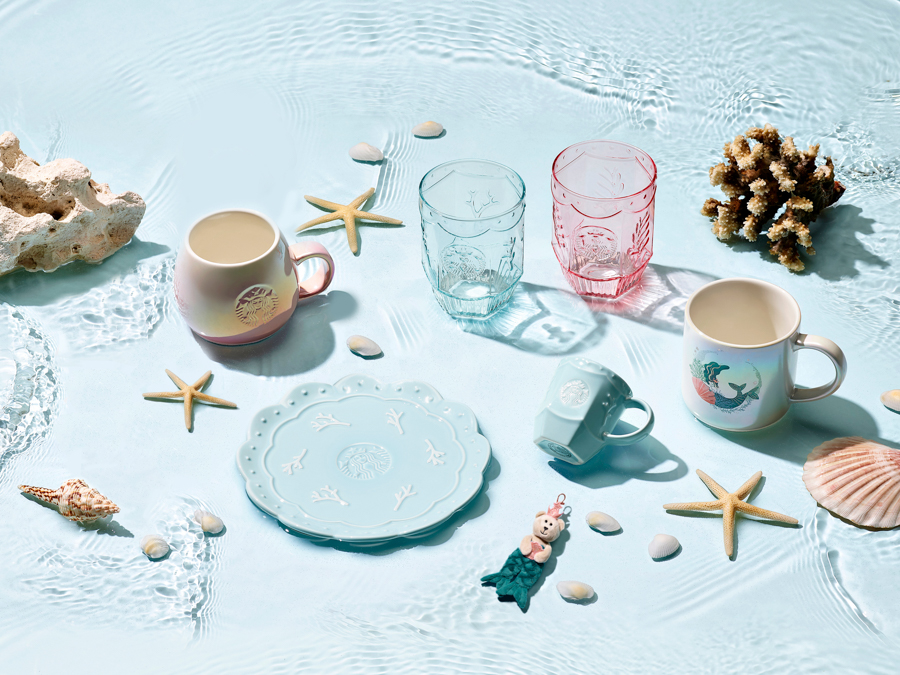 The new ocean-themed Starbucks Anniversary merchandise collection