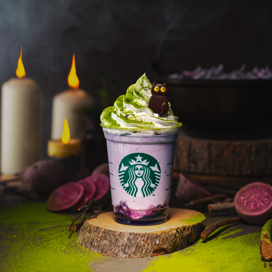 A Halloween-themed Starbucks frappuccino called the Spook-A-Ccino 
