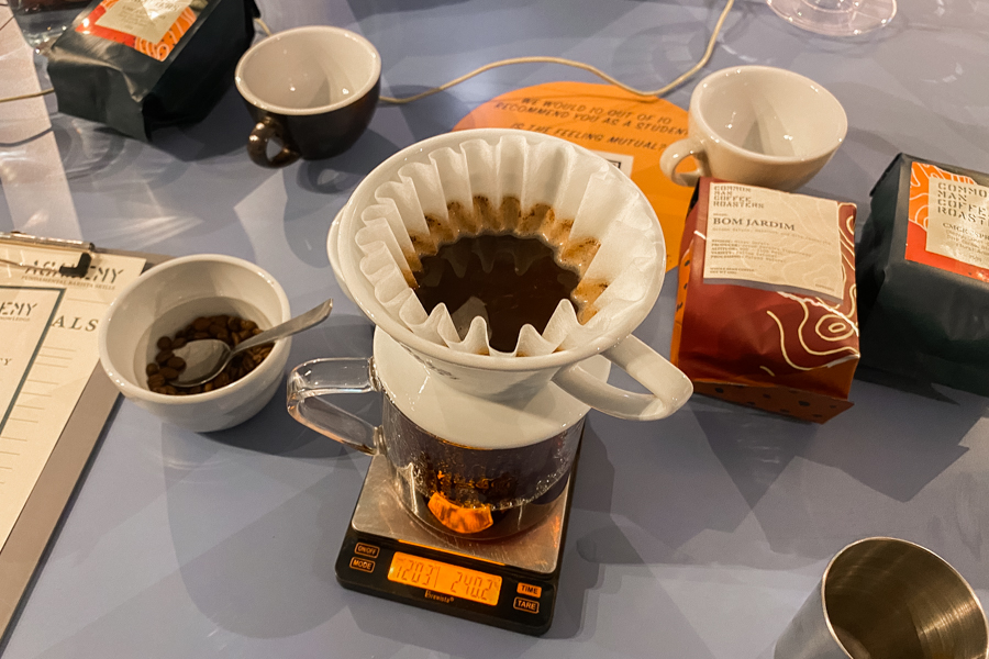 Learning Pourover Coffee in Singapore