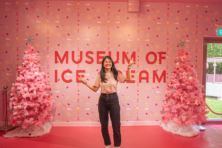 The entryway of the Museum of Ice Cream