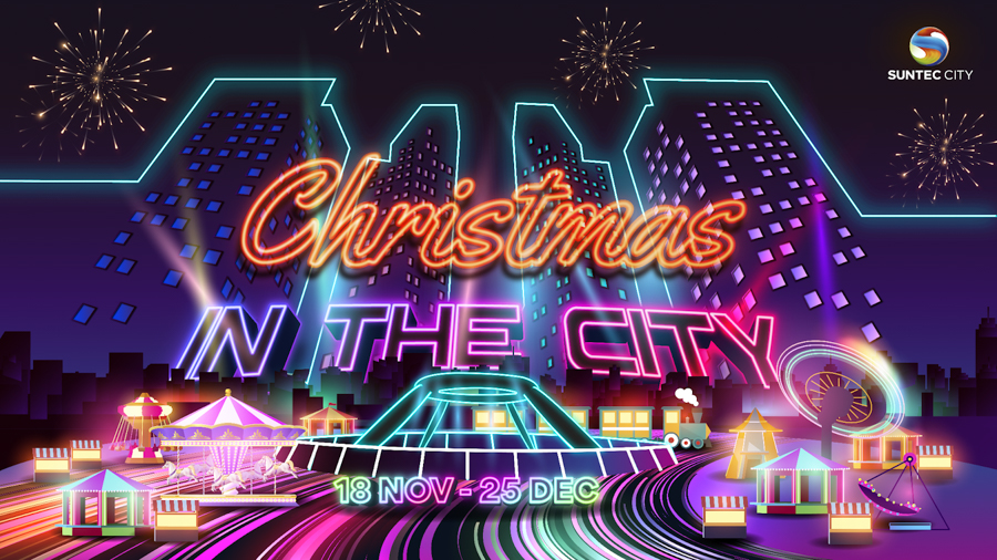 The official poster for Christmas In The City @ Suntec City
