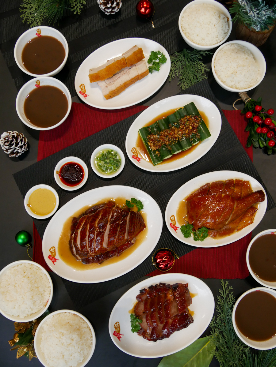 The full festive menu from Kam's Roast