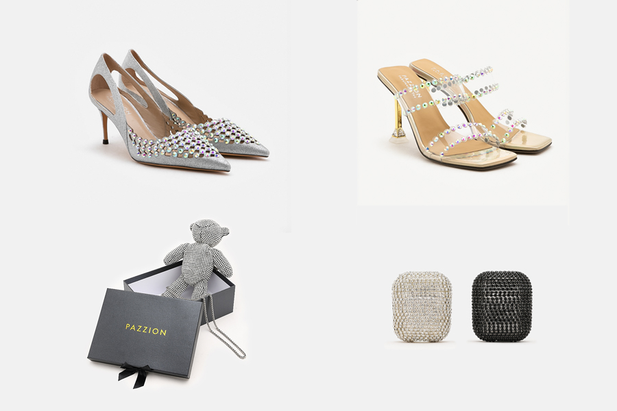 Shoes and lifestyle items from PAZZION's Christmas collection