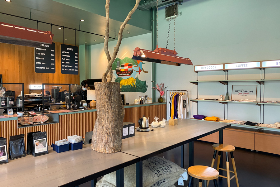 Coffee Counter and Display Area