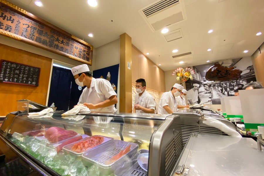 Sushi Dai Interior Toyosu Market