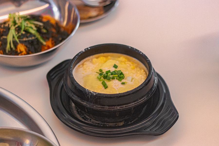 Mentaiko Cheese Steamed Egg