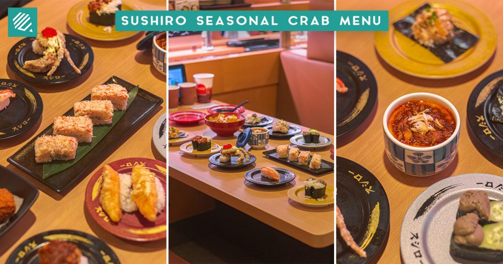 Sushiro Crab Menu Cover Photo