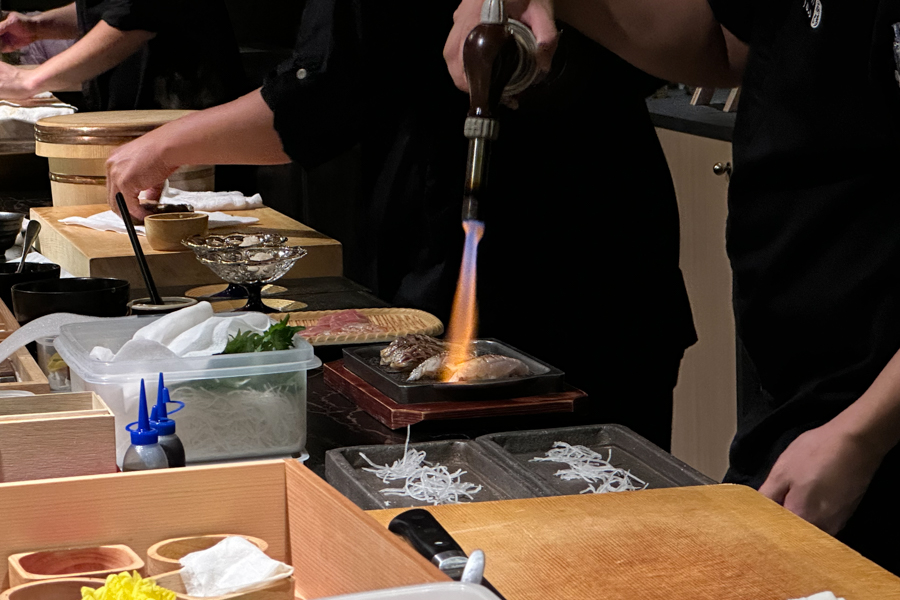 Torching the Sushi