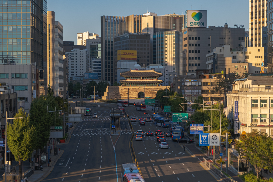 View of Seoul from Seoullo 7017