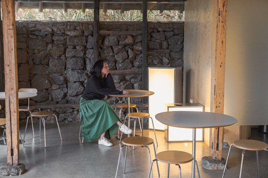 Interior of Coffee Nap Roasters Jeju
