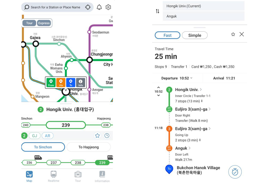 best app for travel to korea