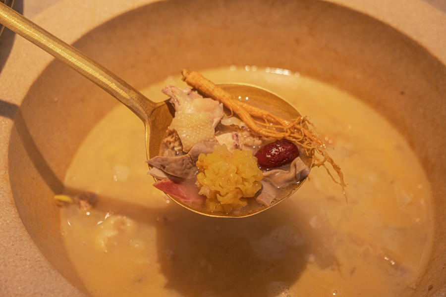 Chicken Soup with Pig's Stomach